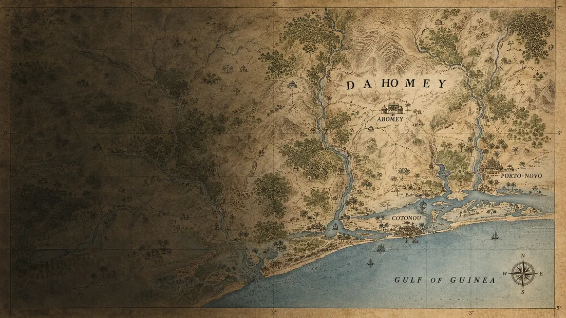 Illustrative vintage-style campaign map, showing the visual direction of CAMPAIGNS.